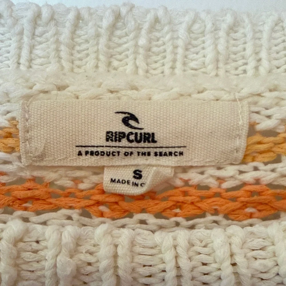 Rip Curl Cream Multicolor Striped Sweater - Picture 2 of 3